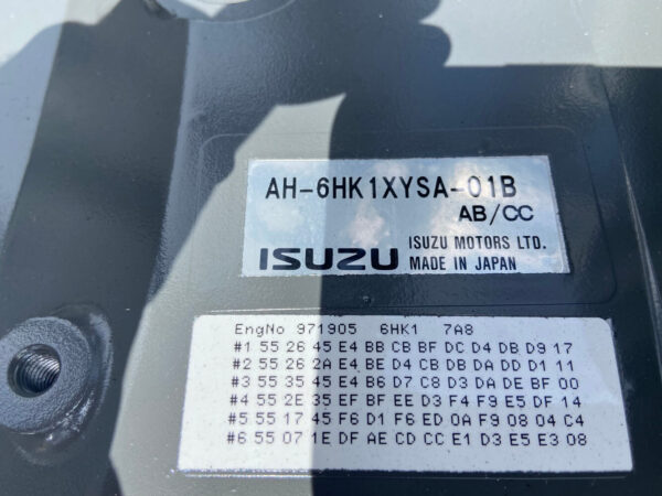 6HK1XYSA01 Motor Isuzu - Imagen 2